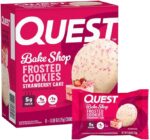 Quest Frosted Cookie, Protein Cookie, Strawberry Cake, 8/box