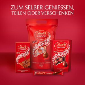 Lindt LINDOR Milk Chocolate Bag 1kg