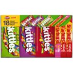 SKITTLES & STARBURST Assorted Candy Variety Pack for Holidays, Gifts, Parties, Candy Assortment, 37.05 oz (18 Count) Bulk Box