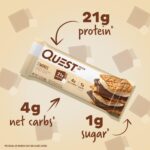 Quest Nutrition S’mores Flavoured Protein Bar, High Protein, Gluten Free, Keto Friendly, 12-Count - Image 4