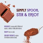 Peak Unwind Hot Chocolate Powder with Magnesium, Natural Sleep Aid – Sugar Free  (375g, Dark) - Image 4