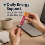 EVOLVEZCO She-Lajit Honey Sticks – Strawberry Flavor – With Shilajit, Shatavari & Saffron – Organic Honey Blend – 30 On-the-Go Sticks - Image 3