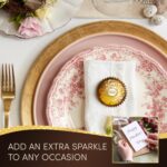 Ferrero Rocher Premium Pralines Milk & Hazelnut Chocolate Gift Boxes, Individually Wrapped Gifts, 12 Packs (62.5g each) - Image 3